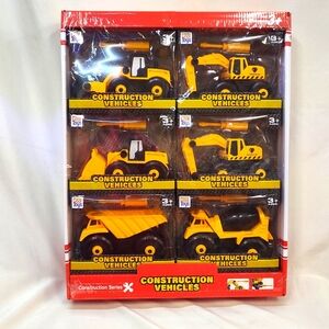 Cool toys Construction Work Vehicles (Set of 6) W/TOOLS TO TAKE APART